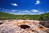 Travel photography:Swimming holes in the riverbed near Lençóis, Brazil