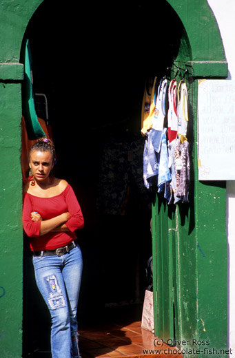 Keeping shop in Ouro Preto