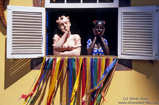 Window display in Ouro Preto