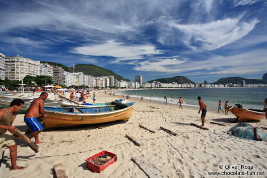 Copacabana beach in Rio