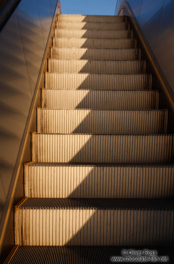 Escalator on top of the Corcovado in Rio