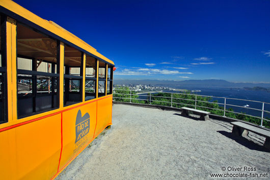 Old style gondola atop the Sugar Loaf (Pão de Açúcar)