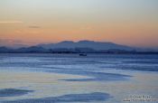 Travel photography:Guanabara bay in Rio at dusk , Brazil