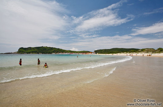 Praia da Concha (horseshoe beach) near Cabo Frio