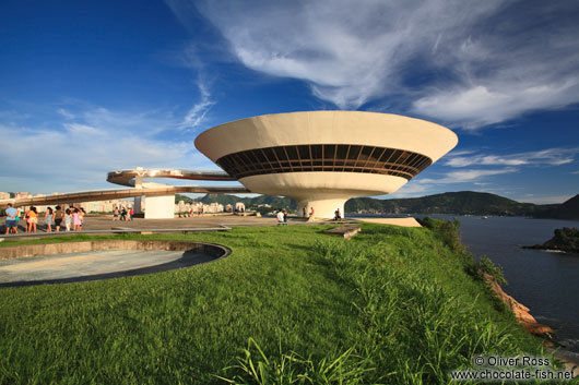 View of the Museum of Contemporary Art in Niterói