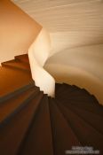 Travel photography:Staircase inside the Museum of Contemporary Art in Niterói, Brazil