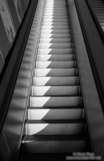 Escalator atop Corcovado in Rio de Janeiro