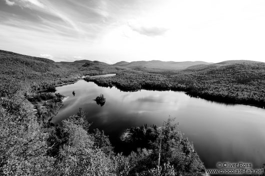 View of the Lac Monroe in Quebec´s Mont Tremblant National Park