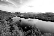 Travel photography:View of the Lac Monroe in Quebec´s Mont Tremblant National Park, Canada