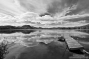 Travel photography:Lake near Quebec´s Mont Tremblant National Park, Canada