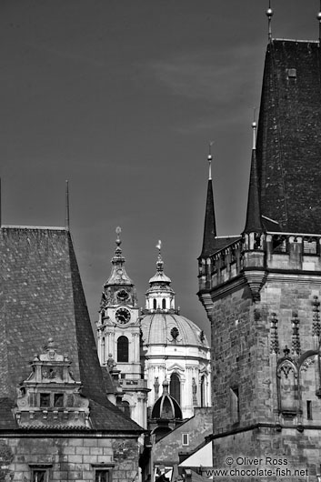 Skyline of the Lesser Quarter viewed from Charles Bridge