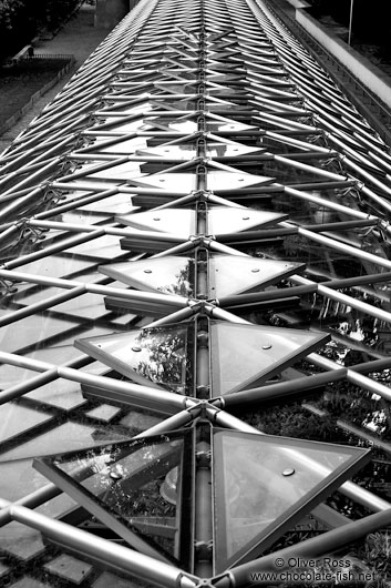 Roof structure on the plant nursery of the Royal Gardens