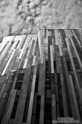 Travel photography:Modern facade in Budapest, Hungary