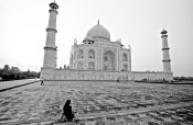 Travel photography:Taj Mahal Mausoleum in Agra, India