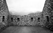 Travel photography:Old house in Machu Picchu, Peru