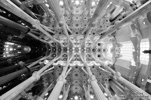 Barcelona Sagrada Familia 180° ceilling panorama