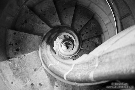Barcelona Sagrada Familia spiral staircase