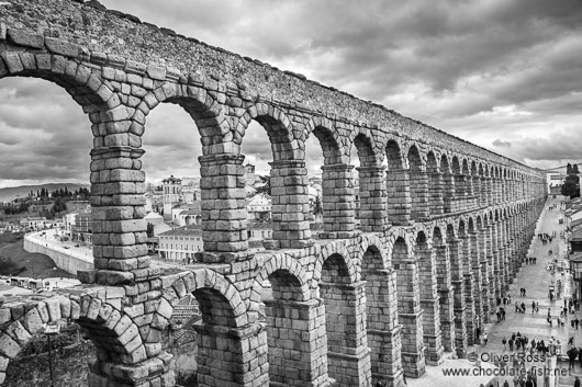 The Roman Aqueduct in Segovia