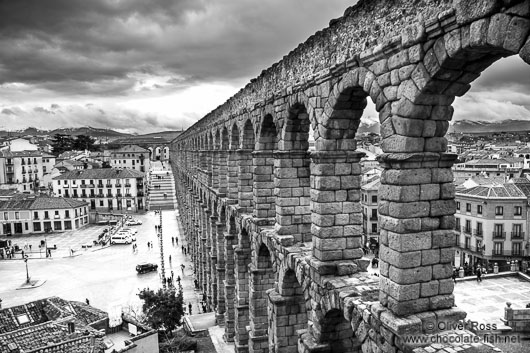 The Roman Aqueduct in Segovia