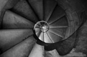 Travel photography:Barcelona Sagrada Familia spiral staircase, Spain