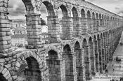 Travel photography:The Roman Aqueduct in Segovia, Spain