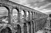 Travel photography:The Roman Aqueduct in Segovia, Spain