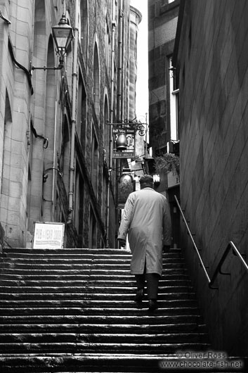 Staircase in Edinburgh´s old town