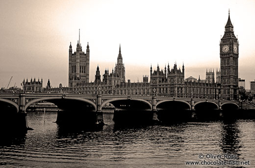 London Westminster with Big Ben