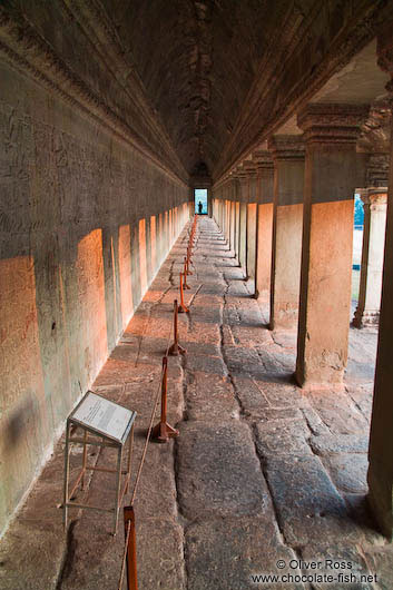Outer walkway in Angkor Wat 
