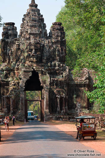 The Victory Gate at Angkor Thom