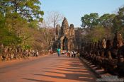 Travel photography:The South Gate at Angkor Thom, Cambodia