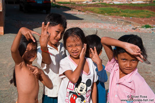 Kids in Phnom Penh