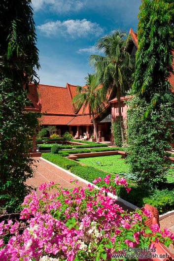 Courtyard of the Phnom Penh National Museum 