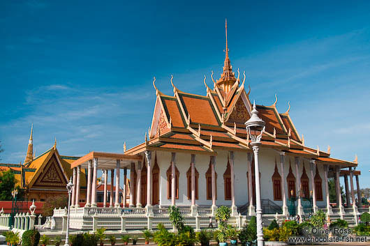 The Silver Pagoda at the Phnom Penh Royal Palace 