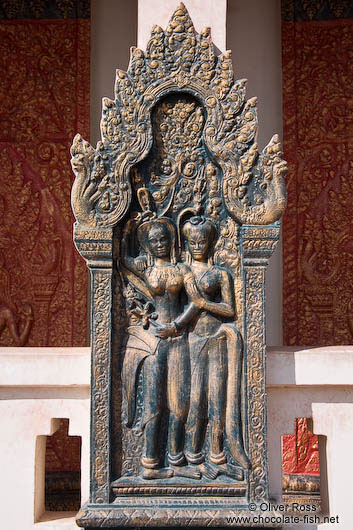 Relief at Phnom Penh´s Wat Phnom 