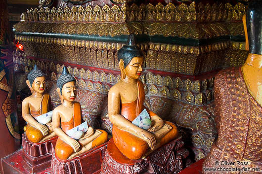 Inside Wat Phnom in Phnom Penh