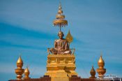 Travel photography:Phnom Penh statue, Cambodia
