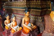 Travel photography:Inside Wat Phnom in Phnom Penh, Cambodia