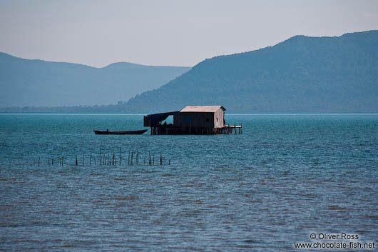 Floating house off the southern coast
