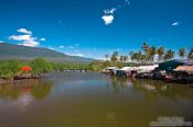 Travel photography:Town near Preah Monivong Bokor National Park , Cambodia