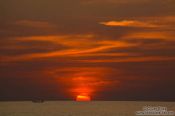 Travel photography:Sunset from Kaoh Ta Kiev Island , Cambodia