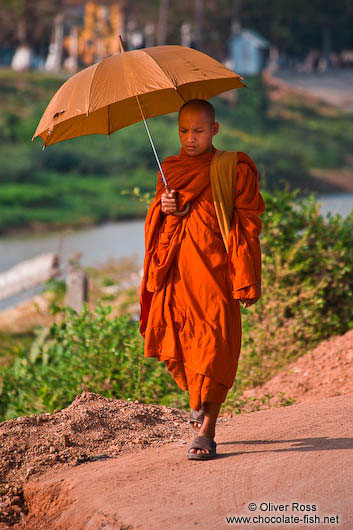 Buddhist monk in Battambang