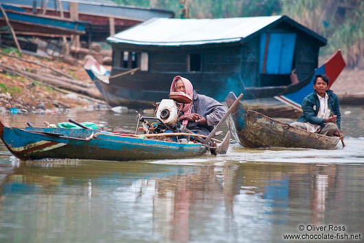 Boats near Battambang