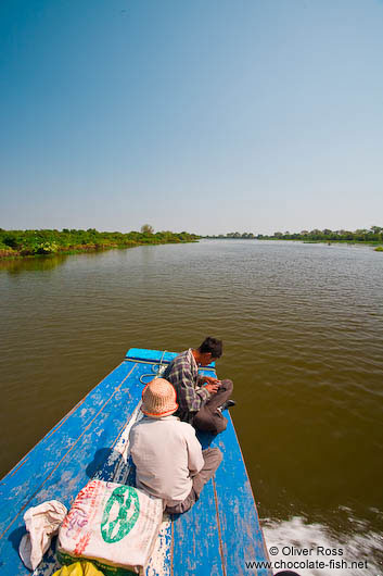 Entering Tonle Sap lake