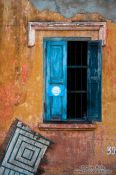 Travel photography:House and window in Battambang, Cambodia