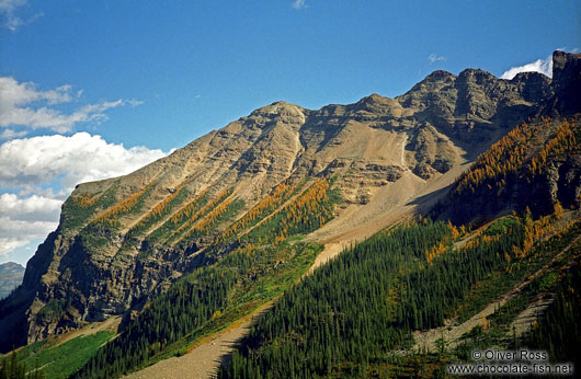 Mountain Ranges near Lake Louise