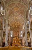 Travel photography:Inside the Eglise du Gesu church in Montreal, Canada