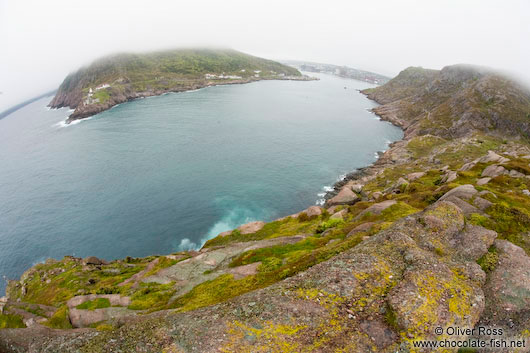 St. John´s harbour and coast