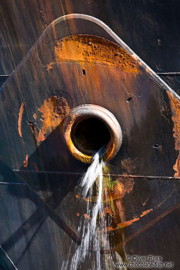 Ship detail in St. John´s harbour