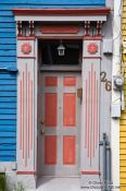 Travel photography:Door of a house in St. John´s, Canada